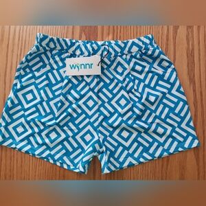 Blue Geometric Girls Golf Skort XL